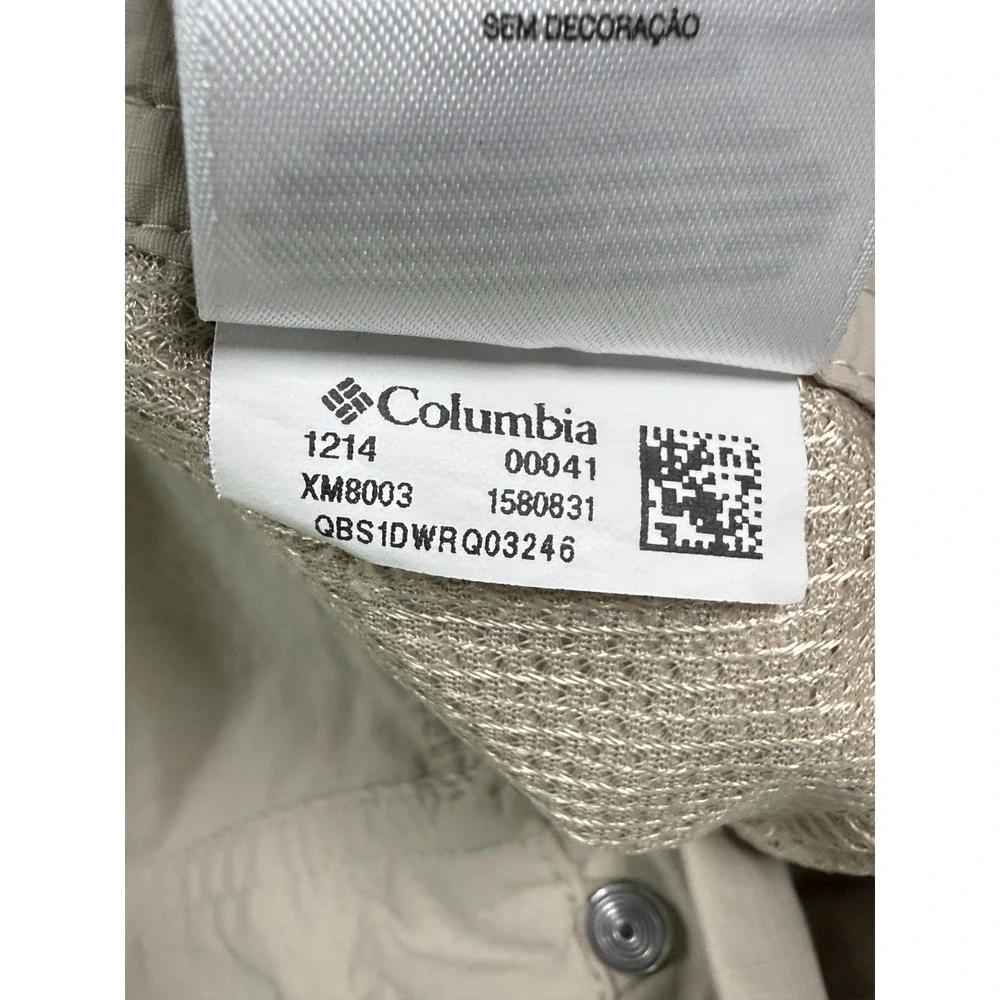 Columbia PFG Convertable Pants Mens 38x30 Khaki Straight Fit‎ DadCore
